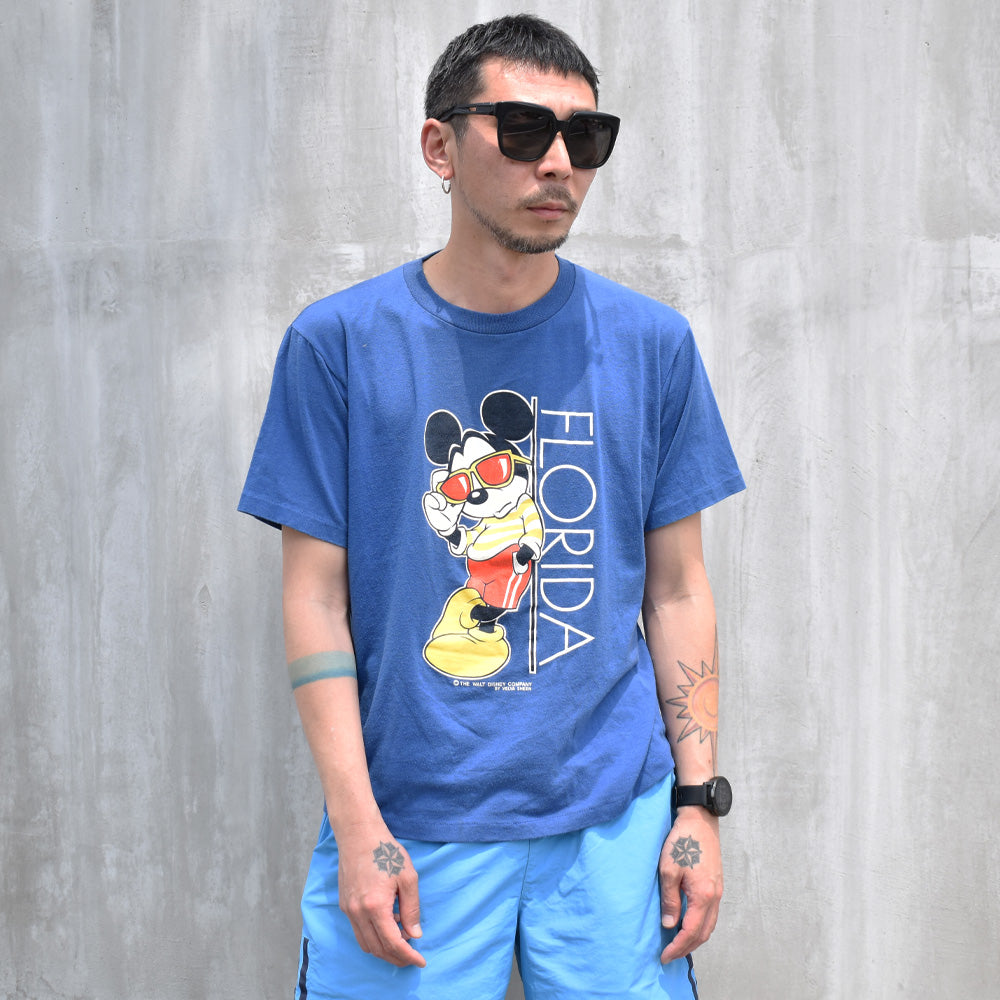 80’s Mickey/ミッキー “FLORIDA” Tシャツ USA製 230907