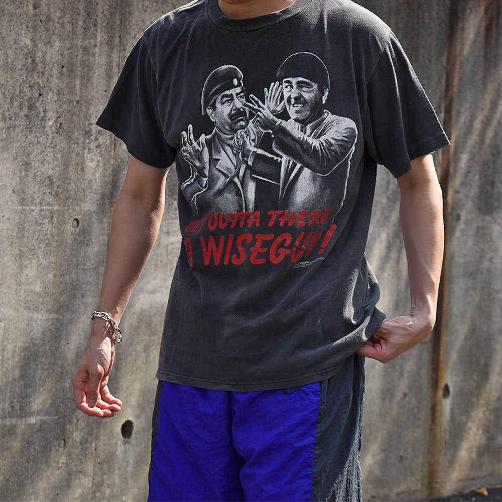 90’s The Three Stooges “Get outta there ya wise guy!” コメディ ムービーTシャツ USA製 230928H