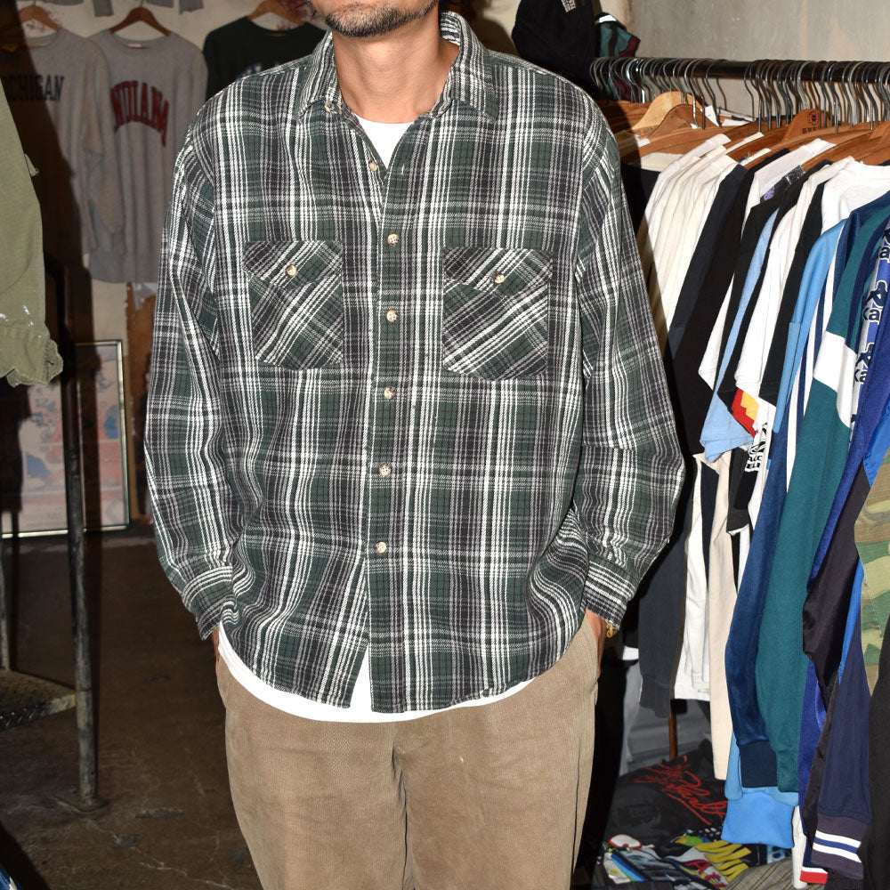 90’s FIVE BROTHER フランネル チェックシャツ USA製 251003H