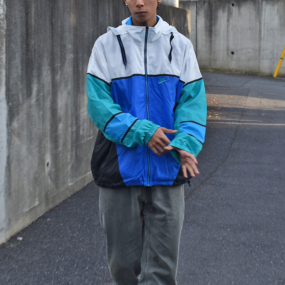 80’s NIKE シルバータグ! ナイロン トラックジャケット 250401
