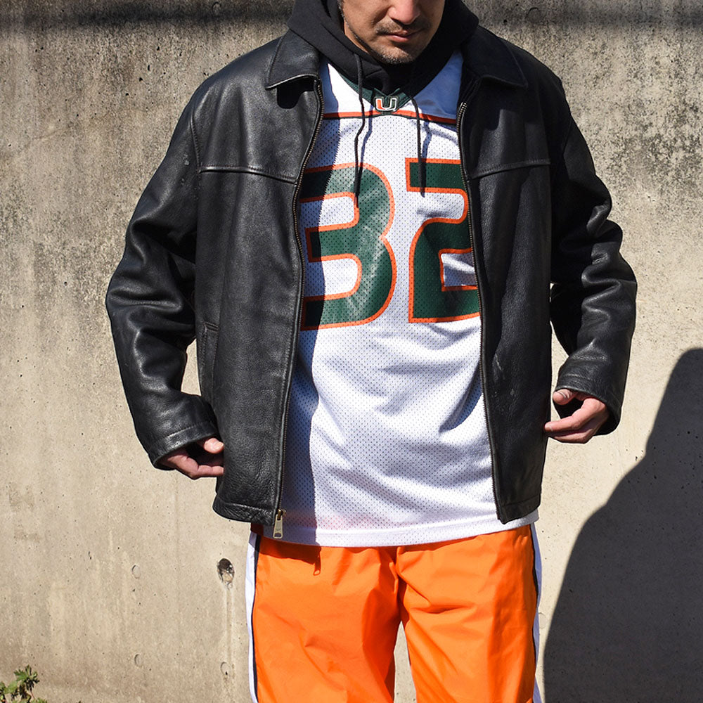 90's DOCKERS 本革 レザージャケット 250404