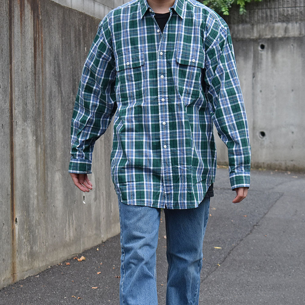 90's Ralph Lauren/ラルフ ローレン “WHITFIELD” チェック ワークシャツ 230829