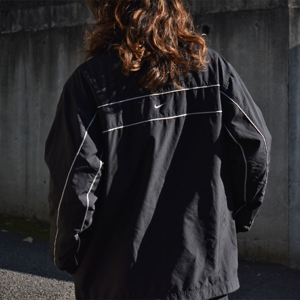 Y2K NIKE 刺繍ロゴ small swoosh ナイロンジャケット 231017