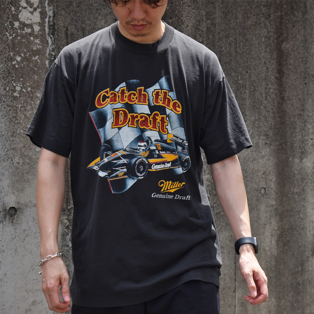 90's　“Catch the Draft” レーシング Tシャツ　USA製　230720