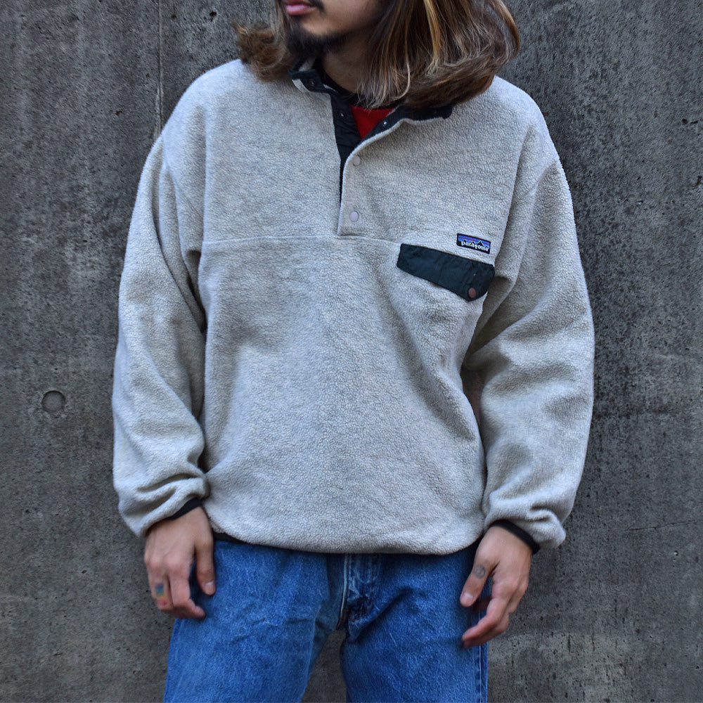 90's patagonia シンチラ・スナップT フリース プルオーバー 231109
