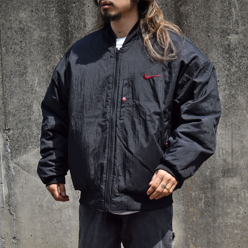 90’s NIKE リバーシブル ナイロン ボンバージャケット 240404H