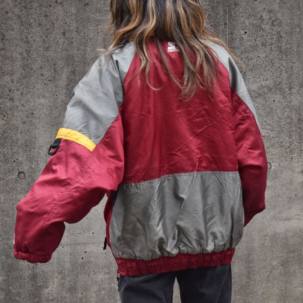 90’s STARTER 中綿入り ナイロンジャケット 240206