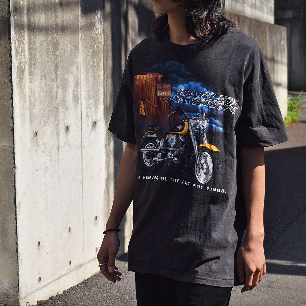 90’s Harley-Davidson “Coastal” バイク Tシャツ 230427H