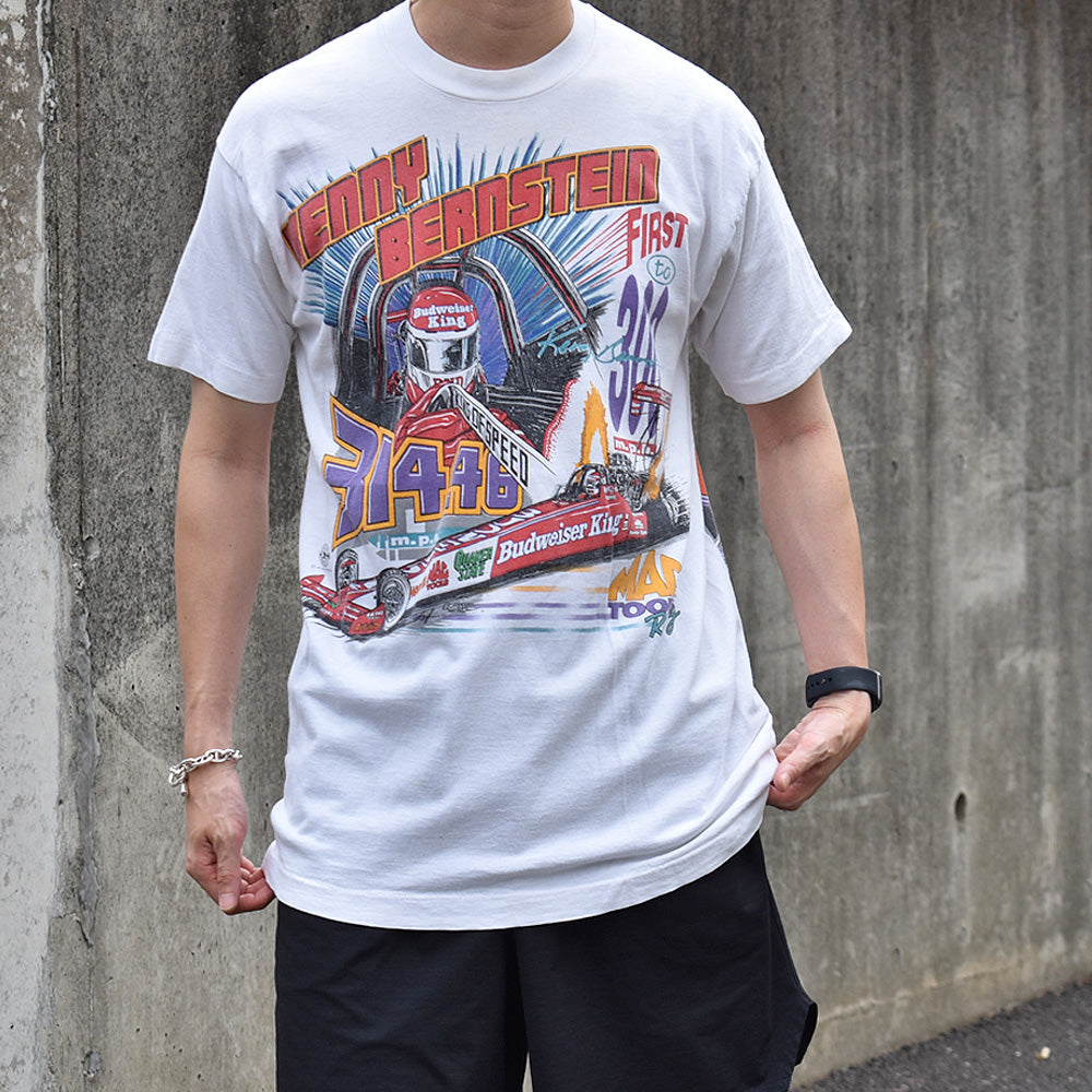 90's “Kenny Bernstein/ケニー・バーンスタイン” レーシング Tシャツ USA製 230714