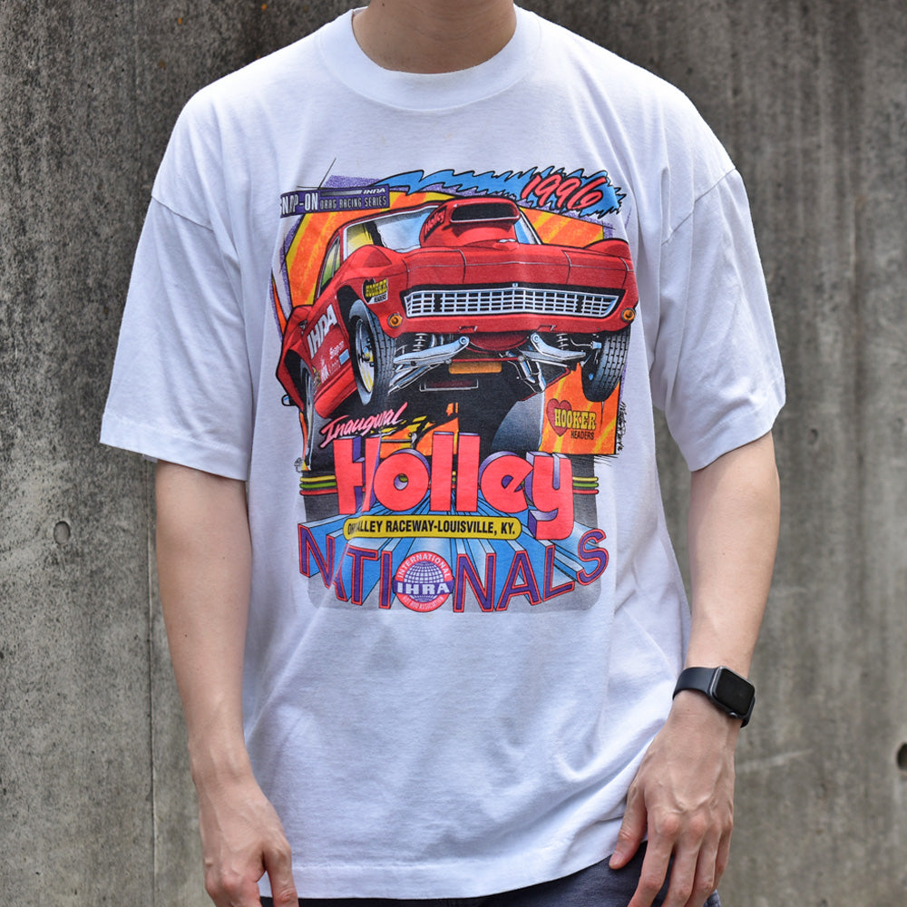 90's “International Hot Rod Association” レーシング Tシャツ 230710