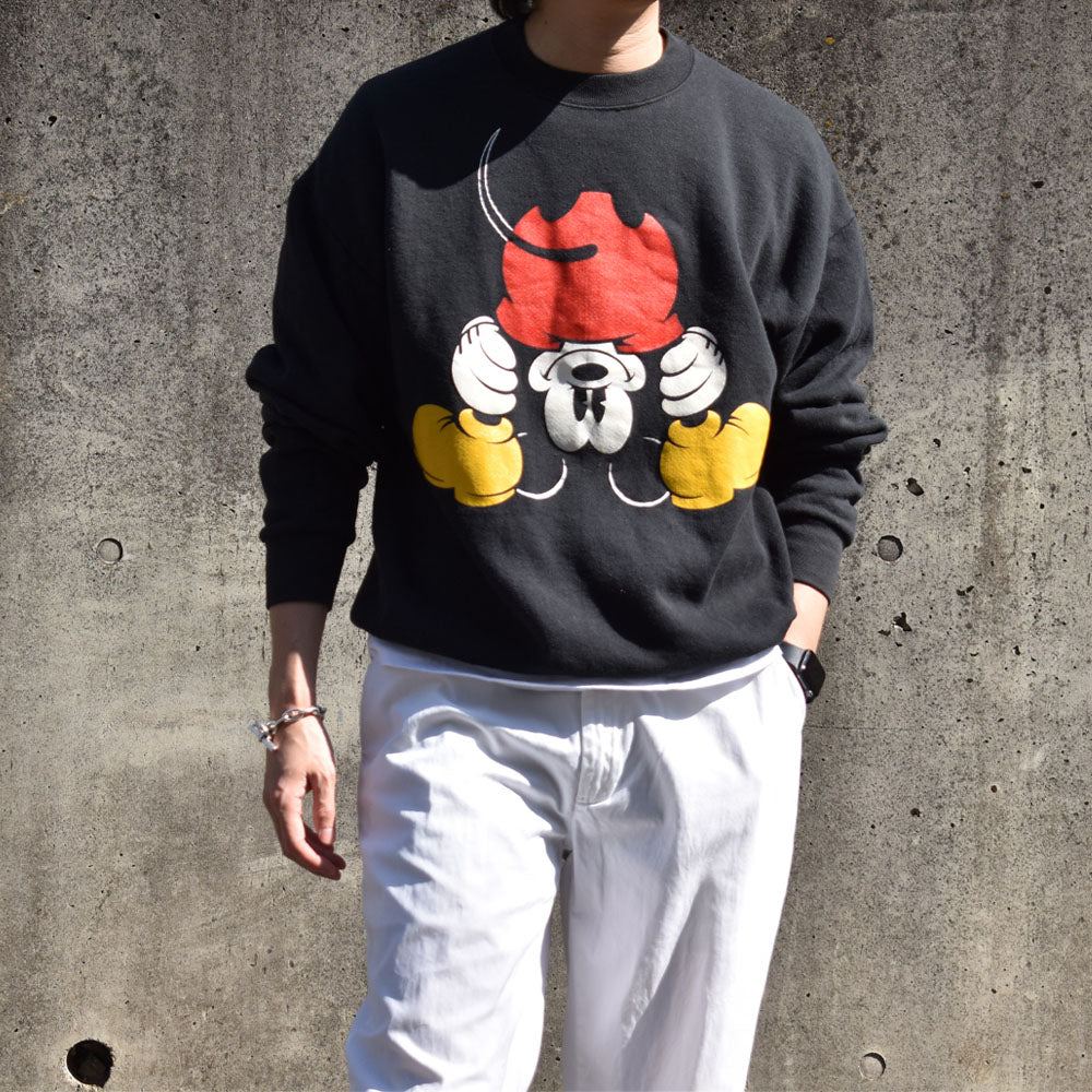 90’s Disney “Mickey” スウェット USA製 231019
