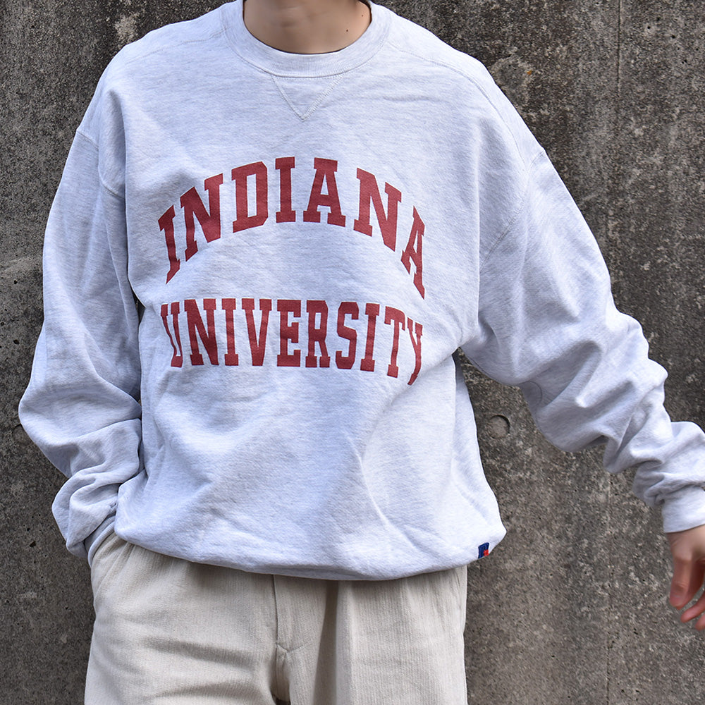 90’s RUSSELL ATHLETIC “Indiana University” リバースタイプ スウェット USA製 231227