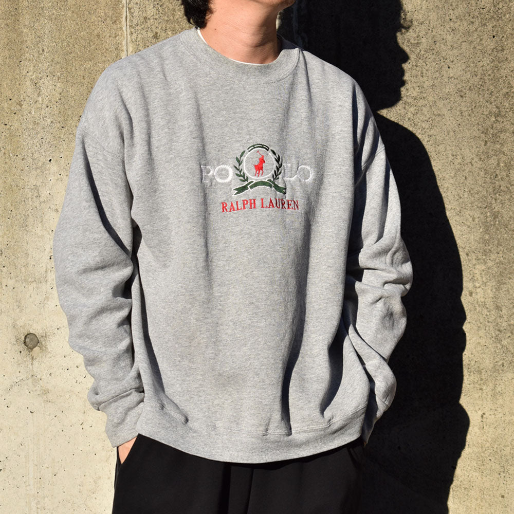 90's ブートレグ Polo Ralph Lauren ロゴ刺繍 スウェット 230920