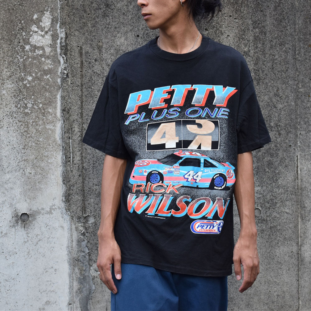 90's “Rick Wilson/リック・ウィルソン #44” レーシングTシャツ USA製 230815