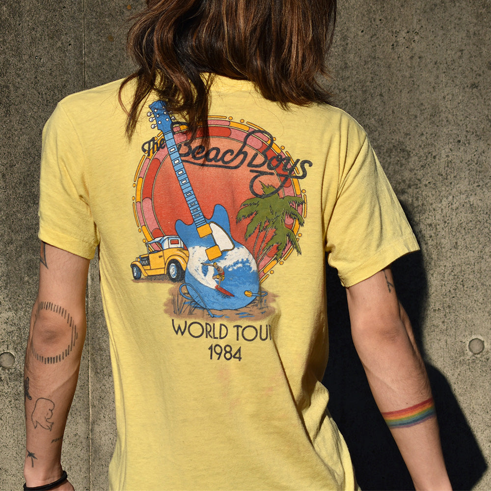 80's The Beach Boys "1984 WORLD TOUR" Tシャツ USA製 230505