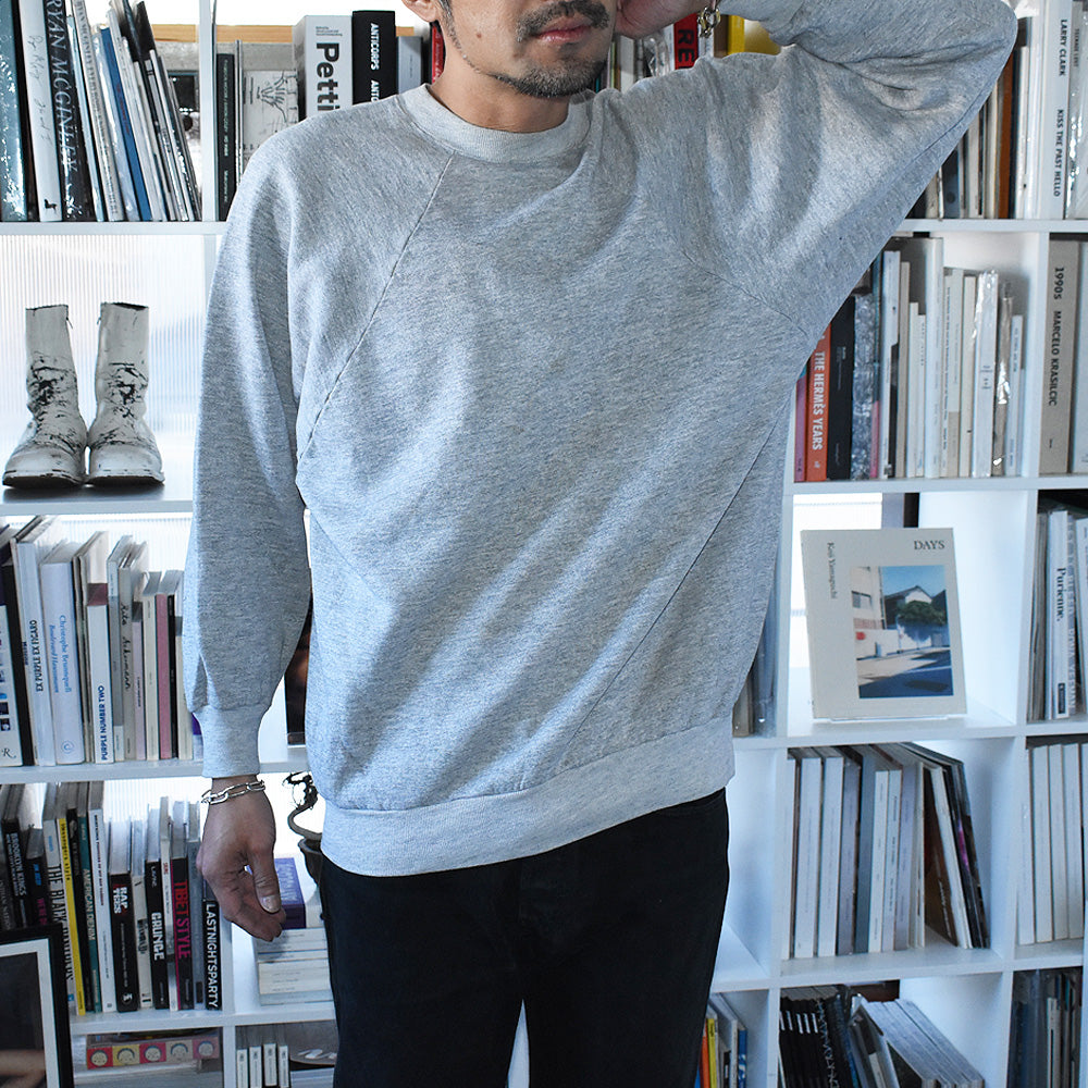 80’s RUGGED WEAR 3XL! 無地 ラグランスウェット USA製 241201