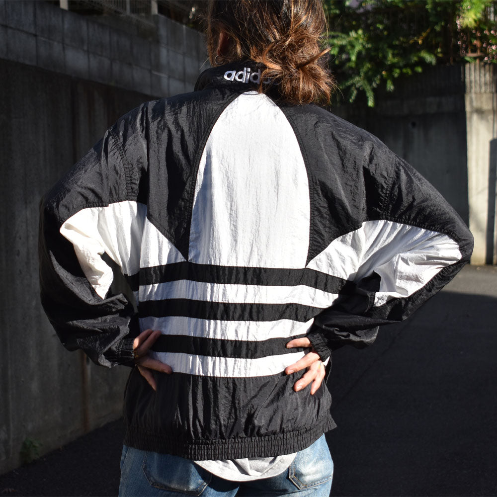 80-90's adidas/アディダス トレフォイルロゴ ナイロンジャケット 230905