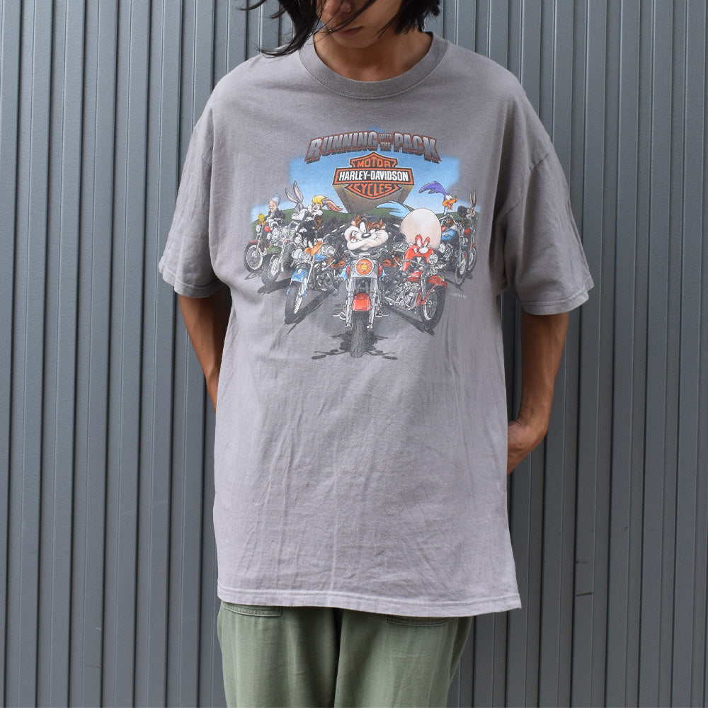 Y2K Harley-Davidson × Looney Tunes コラボTシャツ 231004