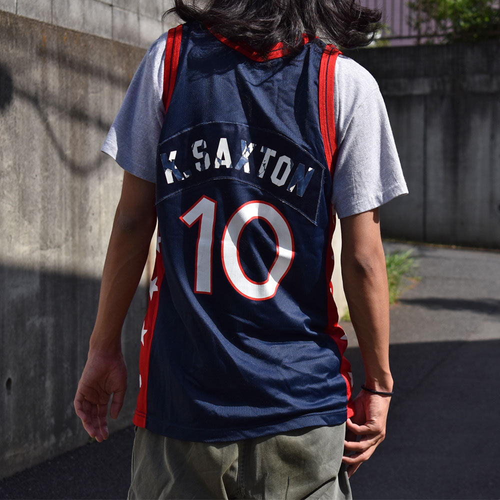 90's Champion "TEAM USA" バスケ ゲームシャツ USA製 230508H