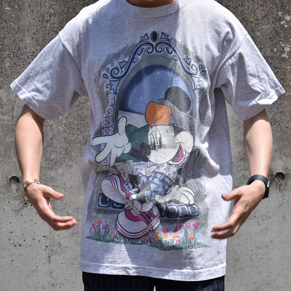 90's Disney/ディズニー “Mickey” プリント Tシャツ 230525