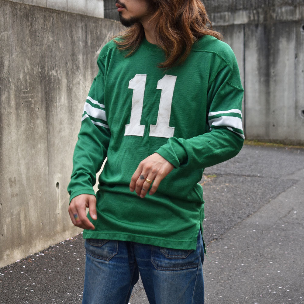 60〜70's Spayiau PASADENA ジャージ フットボール Tシャツ 230901H