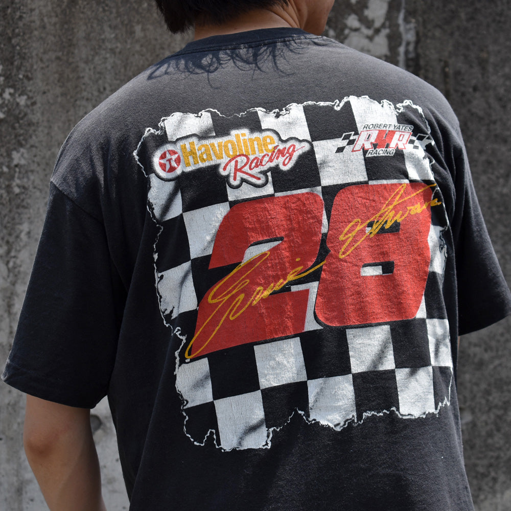90's “ETNIE IRVAN/アーニー・アーヴァン #28” レーシングTシャツ 230630