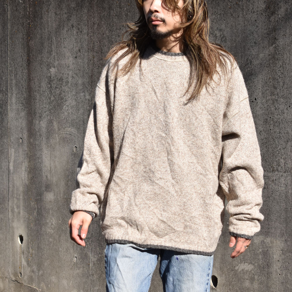 90's Woolrich 総柄 ウールニット セーター 240119