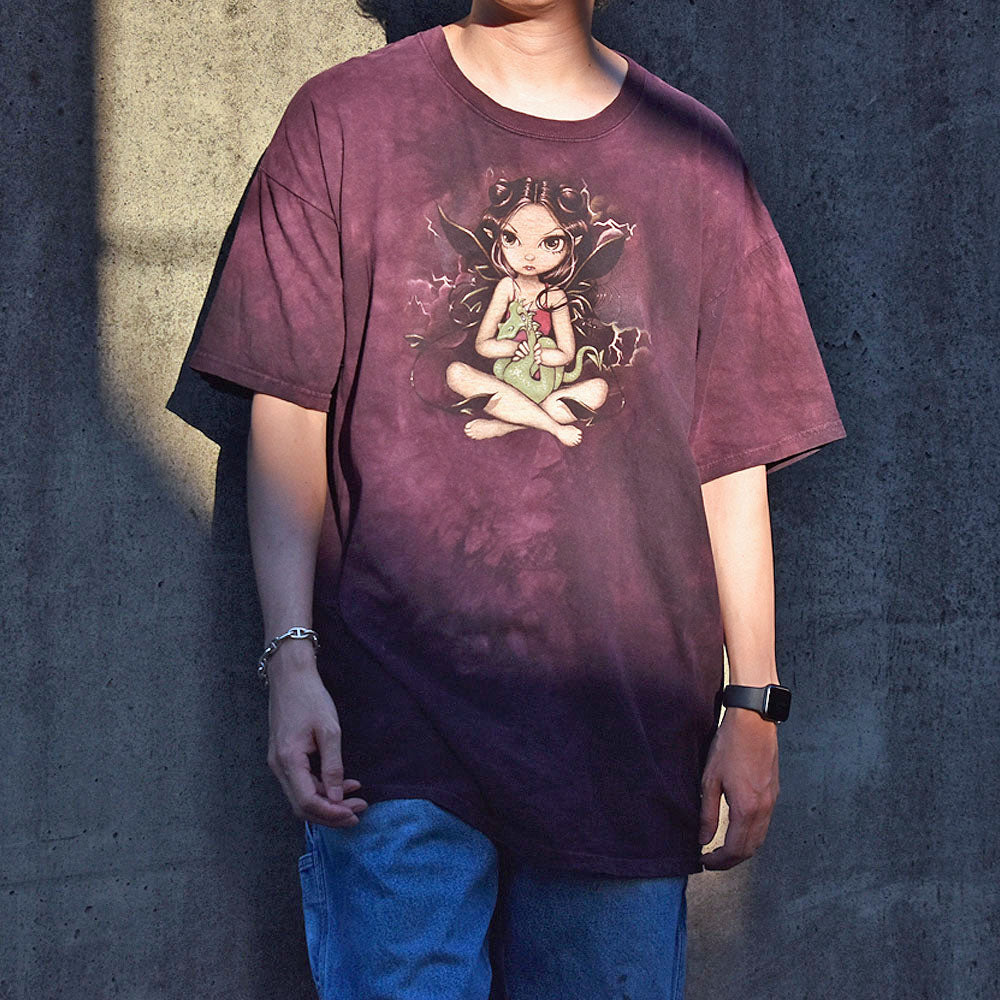 Y2K THE MOUNTAIN/ザ マウンテン “Dragon” ドラゴン アニマルプリント Tシャツ 230831