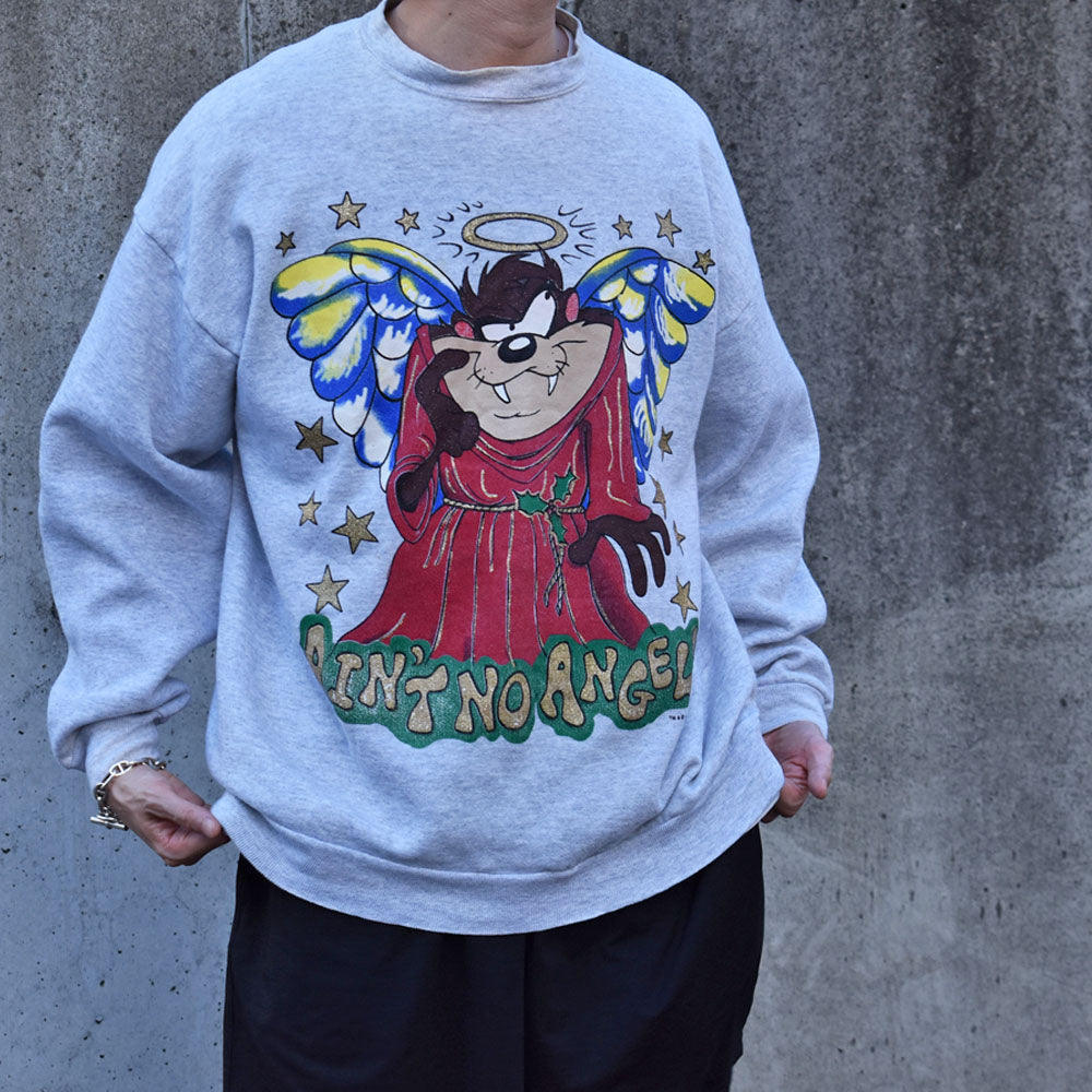 90's Looney Tunes/ルーニー・テューンズ ”TAZ” スウェット USA製 230811