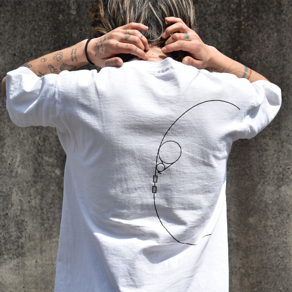 90’s “Super Collider” アート Tシャツ USA製 240404