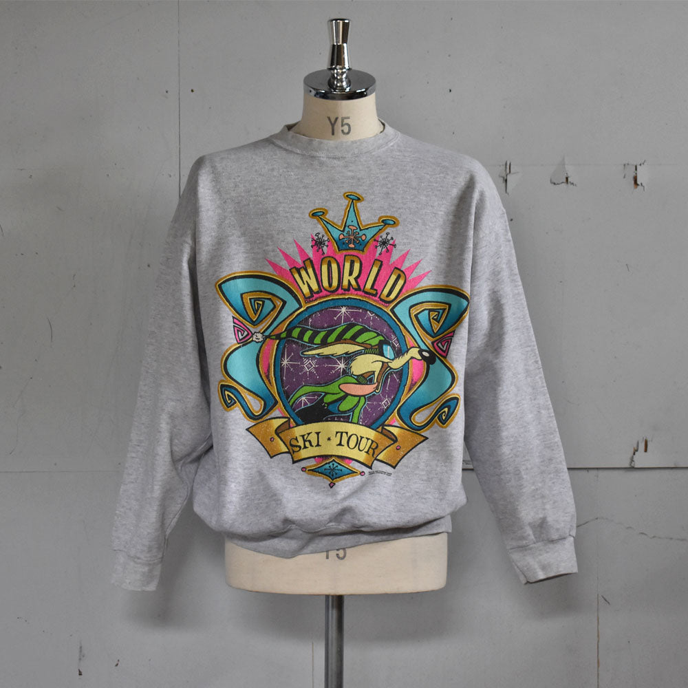 90’s Looney Tunes “SKI TOUR” キャラ スウェット 240418