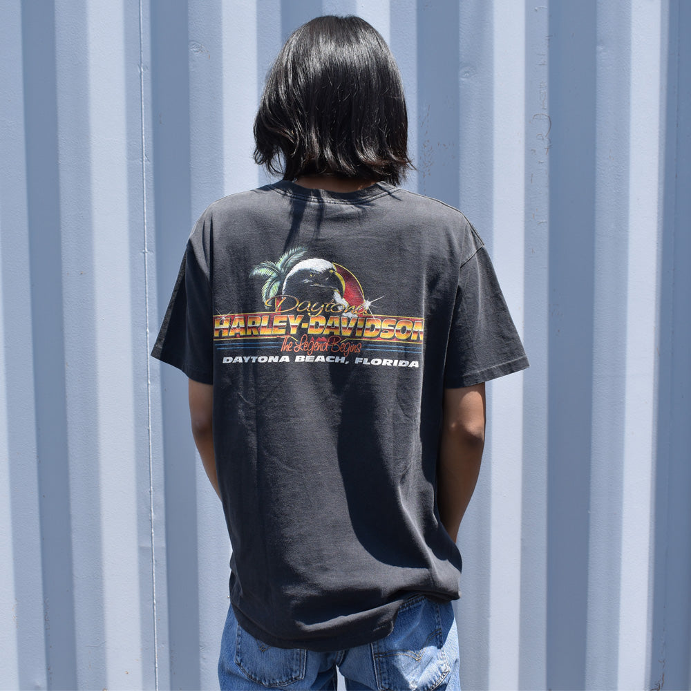 90’s Harley-Davidson ”DAYTONA BIKE WEEK” バイク Tシャツ USA製 230917H