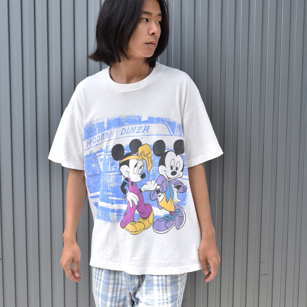 90’s Disney “Mickey & Minnie” Tシャツ 230919