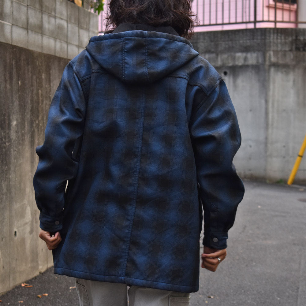 90’s GENUINE Dickies フード付き キルティングネル フランネルシャツ 231105