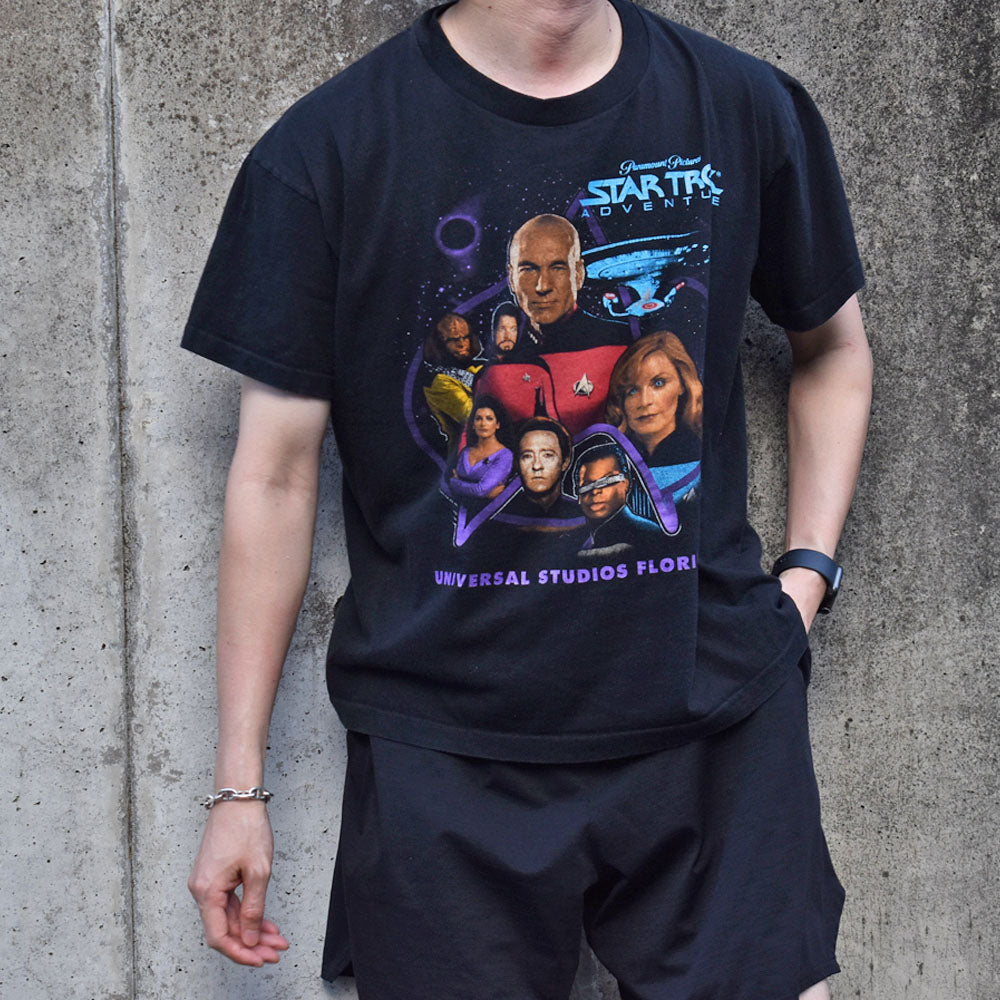90's UNIVERSAL STUDIOS FLORIDA “STAR TREK ADVENTURE” Tシャツ 230821