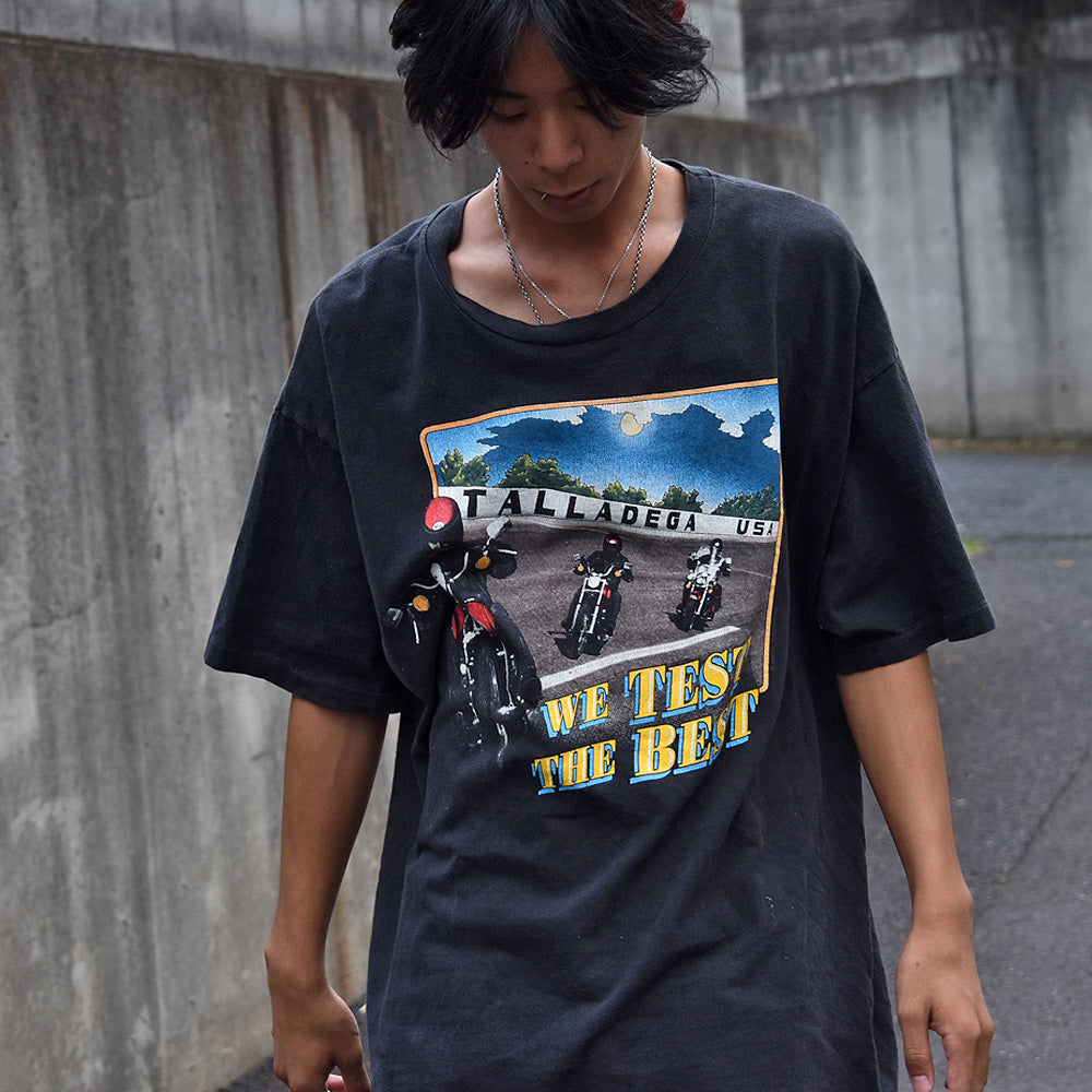 90's Harley-Davidson バイク Tシャツ USA製 230712H
