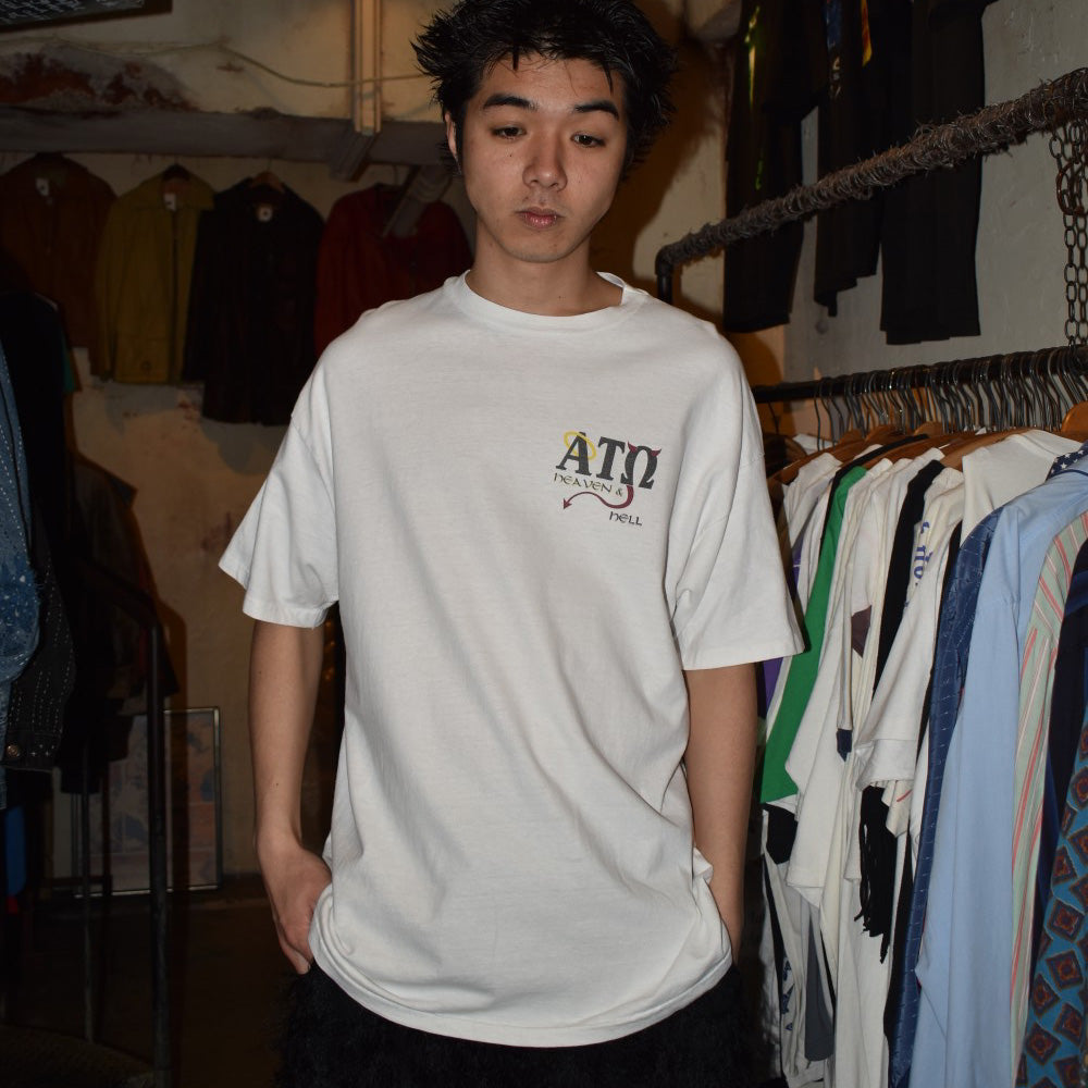 90’s Alpha Tau Omega “Heaven & Hell” フォトプリント アートTシャツ 260428H