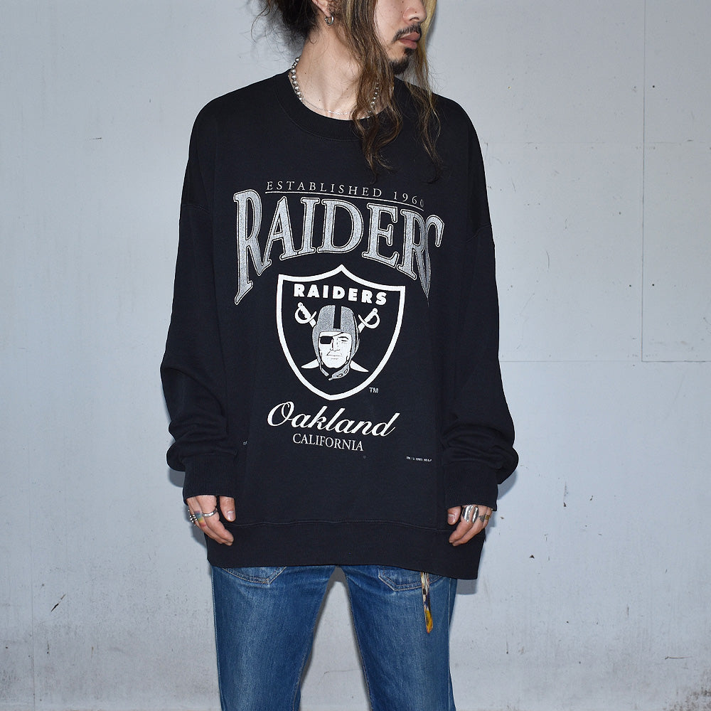 90’s Lee ”NFL Raiders” 2XLサイズ! スウェット USA製 231003