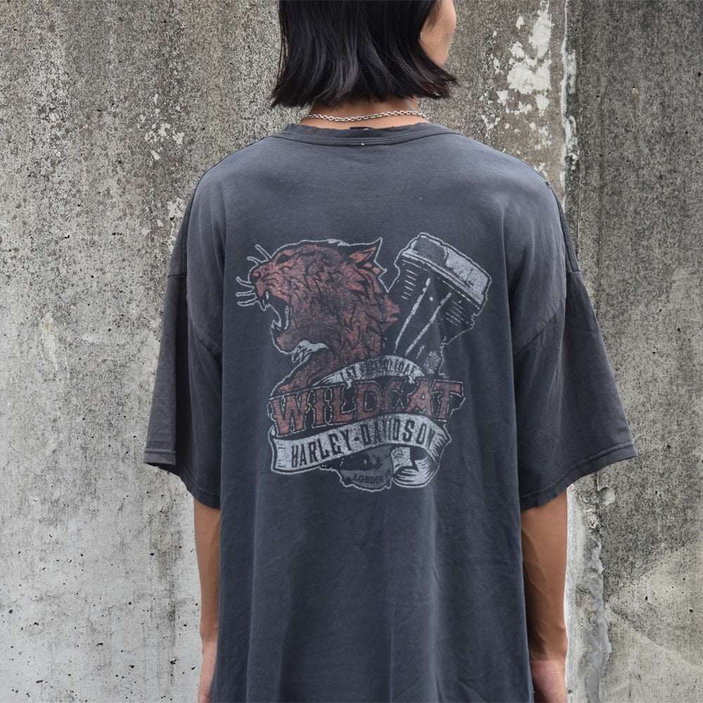 Harley-Davidson/ハーレー・ダビッドソン 雰囲気◎ ”WILD CAT” Tシャツ 230908