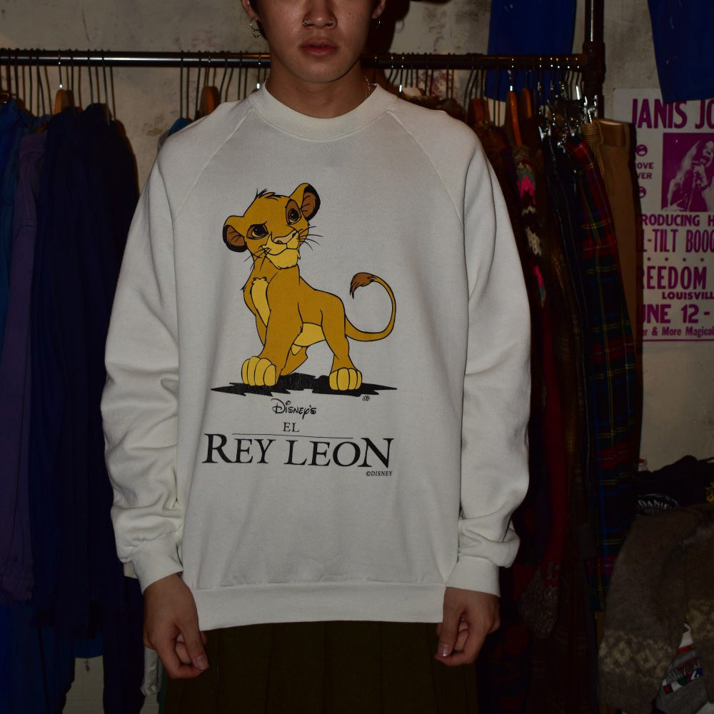 90’s Disney "EL REY LEON" ライオンキング スウェット 261020H