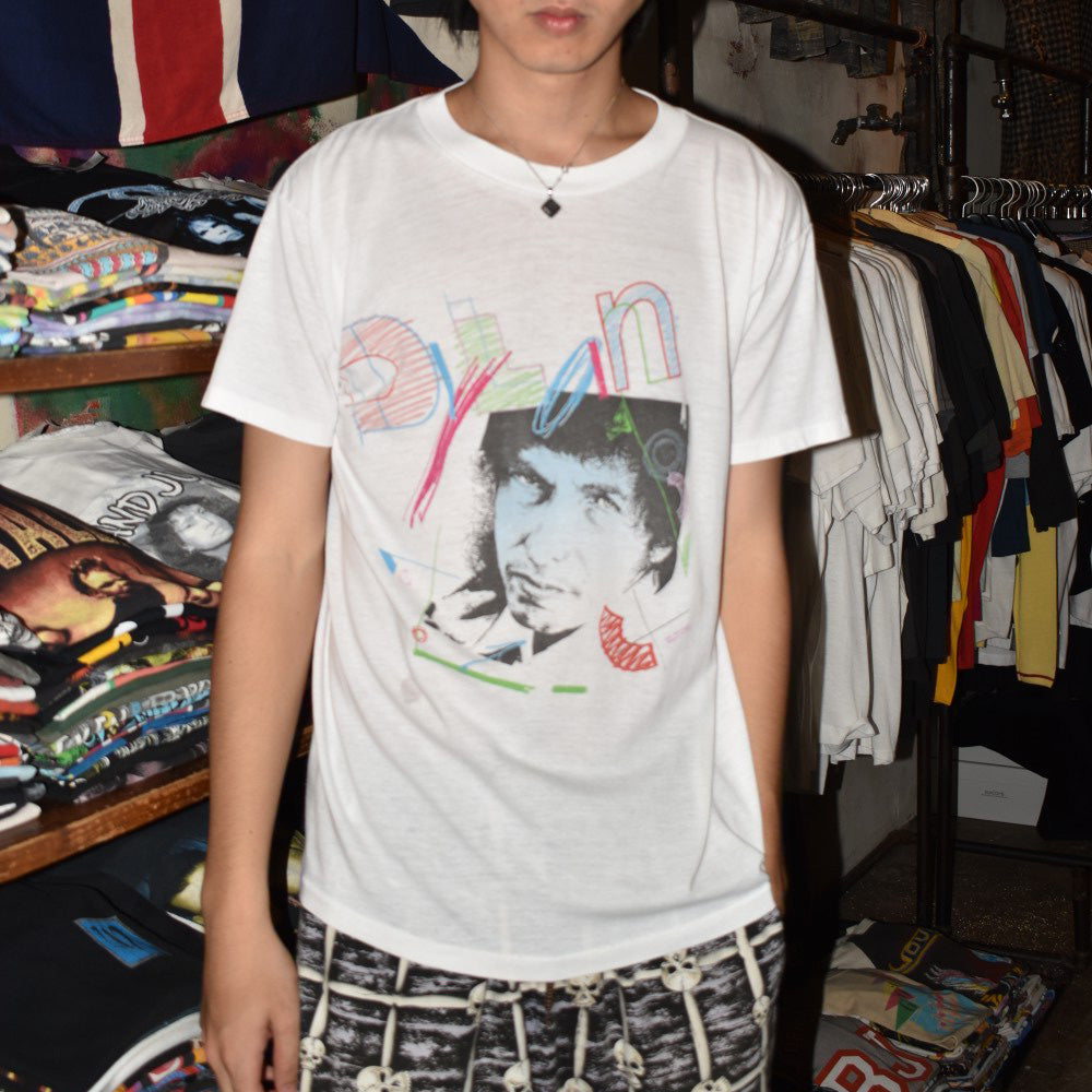 80's Bob Dylan × Tom Petty "TRUE CONFESSIONS TOUR" ロックTシャツ 260821H