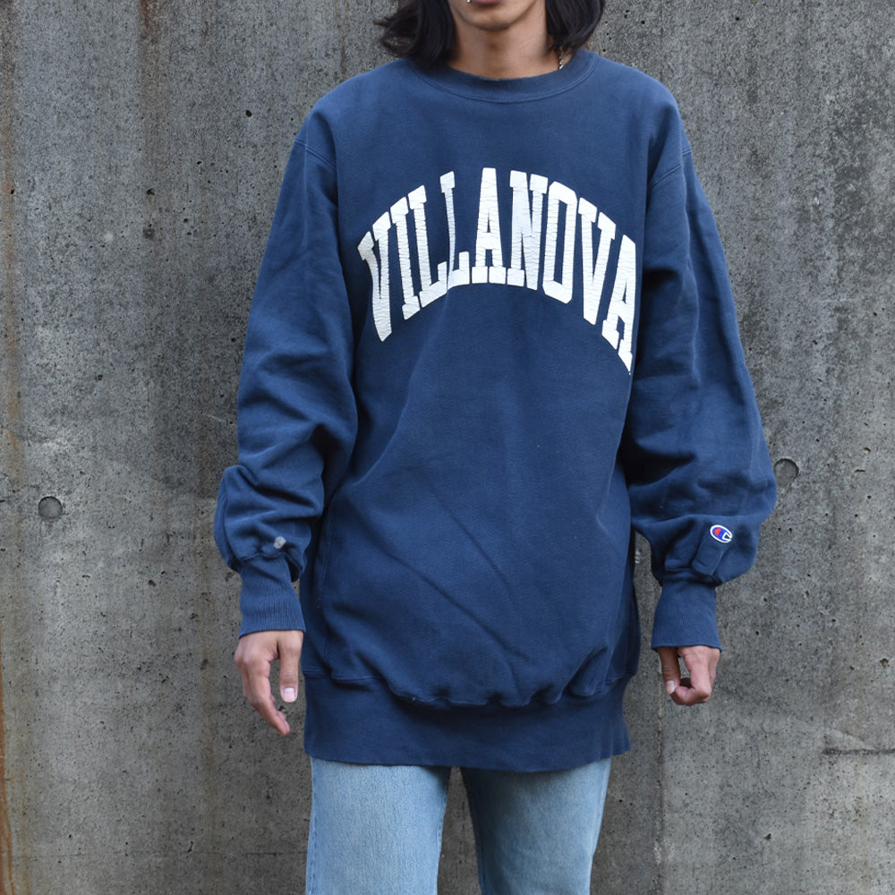 90’s Champion “Villanova” RWスウェット 231106