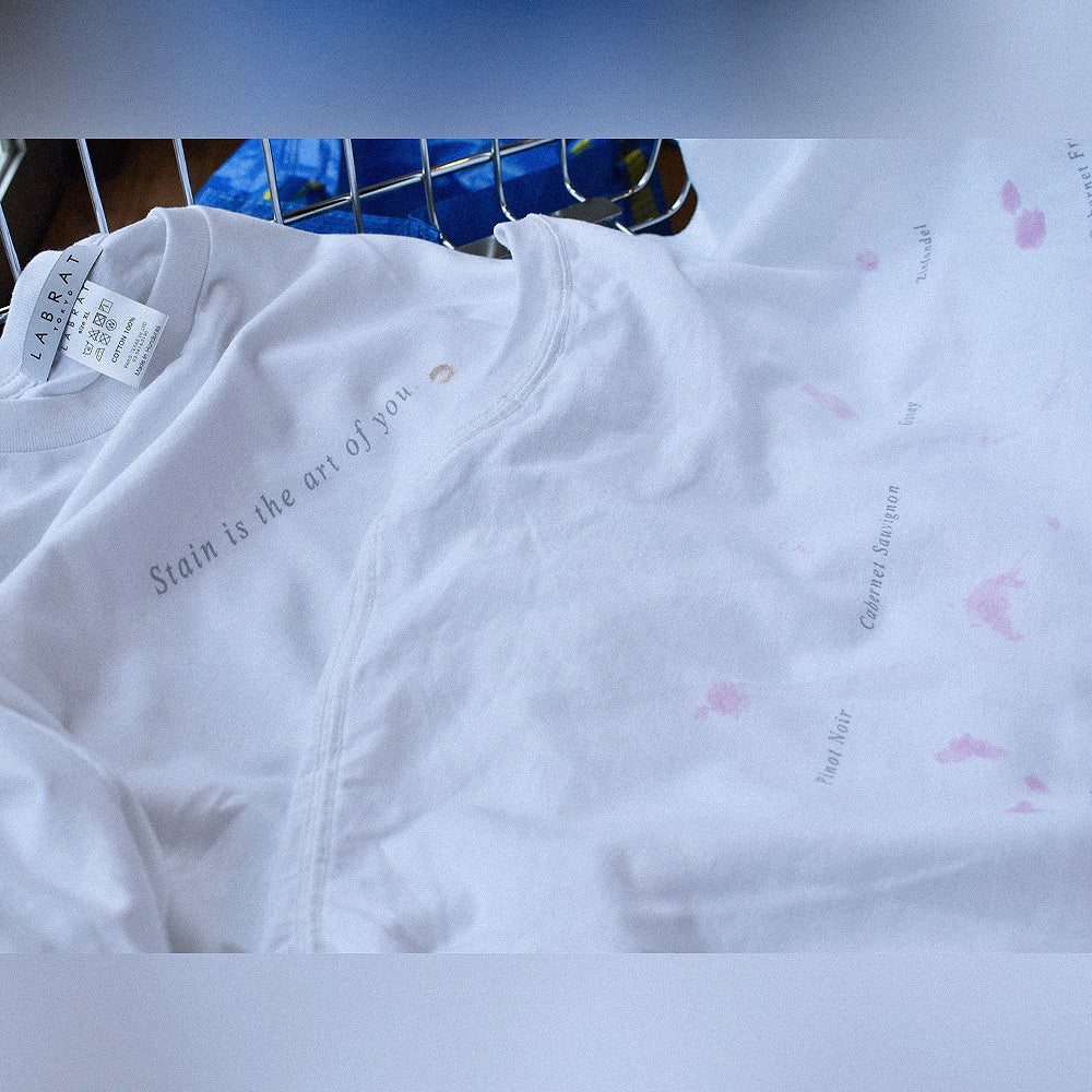 LABRAT "Wine Stain" Tシャツ LR-2024-07 240601