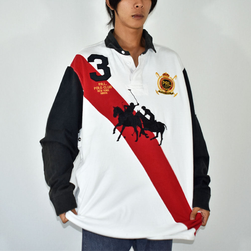 Y2K Polo Ralph Lauren/ポロ ラルフ ローレン スウェット ラグビージャージ 230829