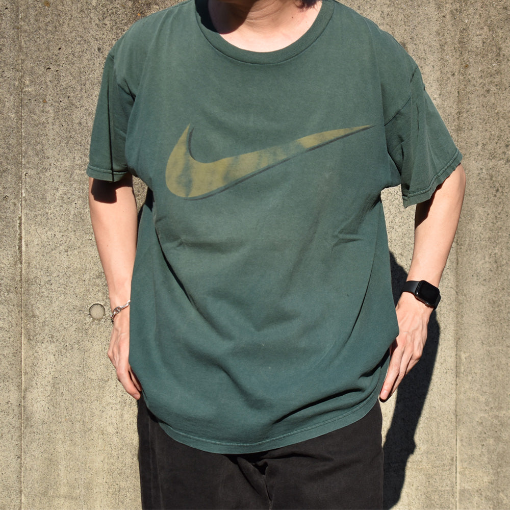 【希少】USA製 NIKE SWOOSH TEE ナイキ　ロゴ　Tシャツ