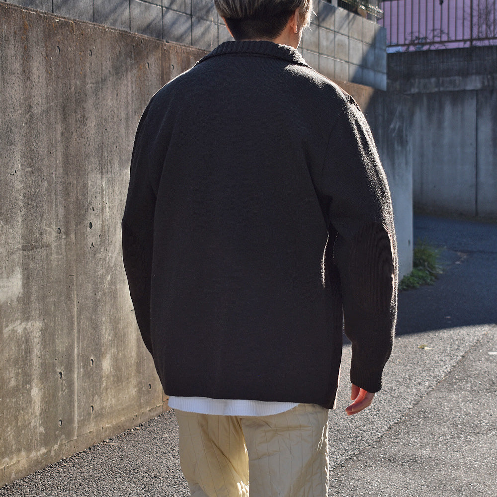 Burberry エルボーパッチ! ニット切り替え コーデュロイジャケット 231209H