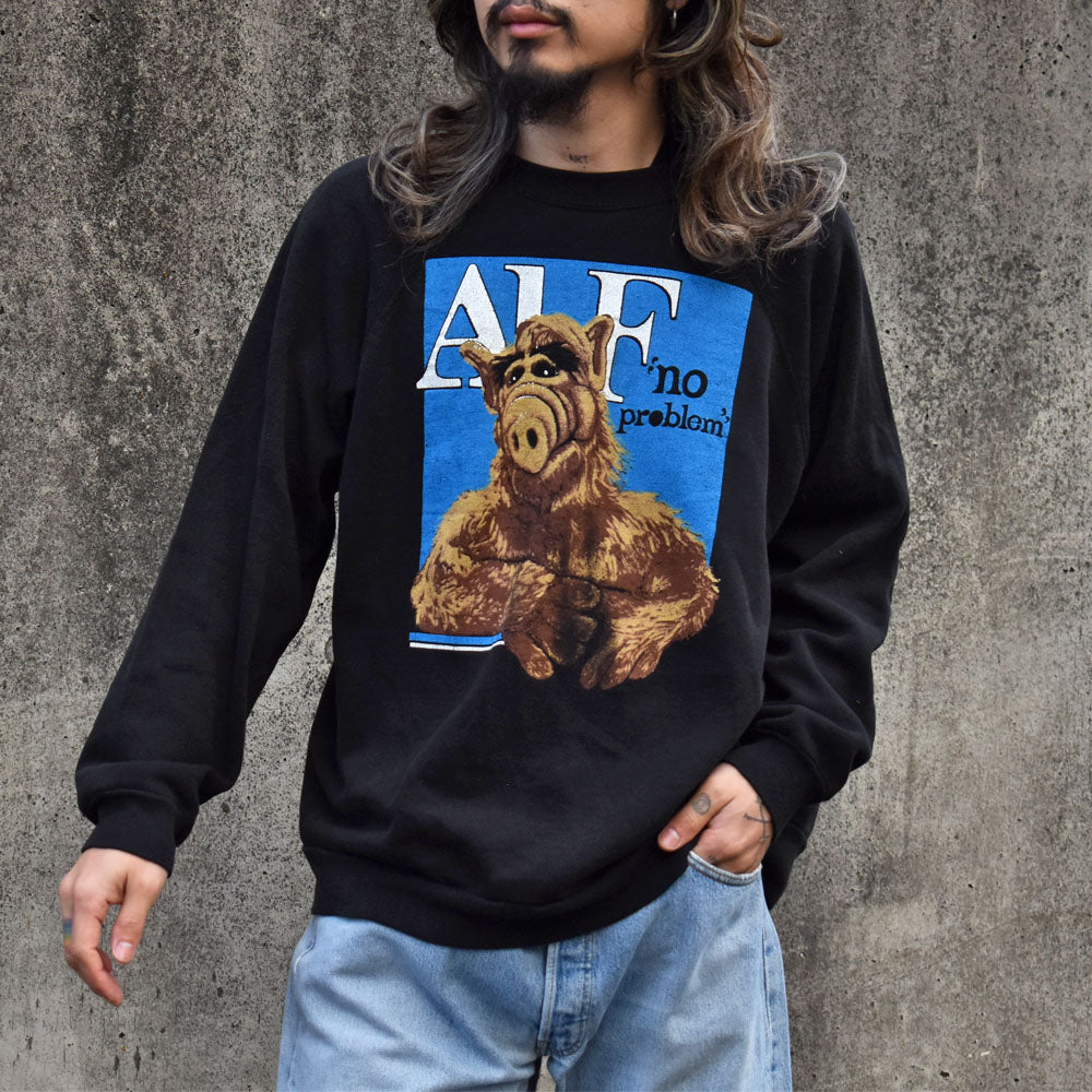 80’s ALF “no problem” キャラクター スウェット 231216