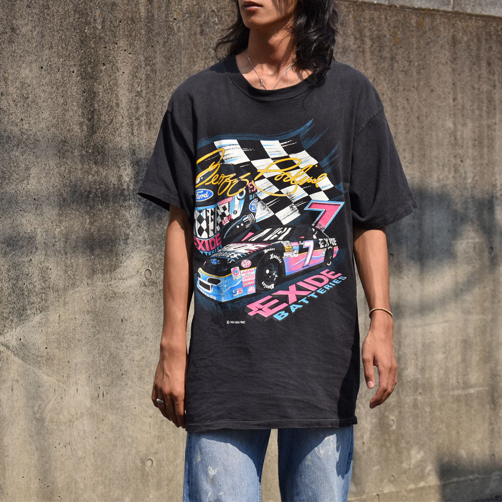 90's ““Geoff Bodine/ジョフリー・ボディン #7” レーシング Tシャツ 230627