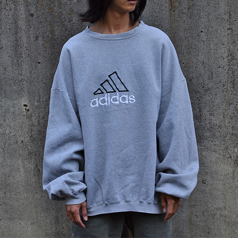 90's adidas パフォーマンスロゴ 刺繍 スウェット USA製 231111