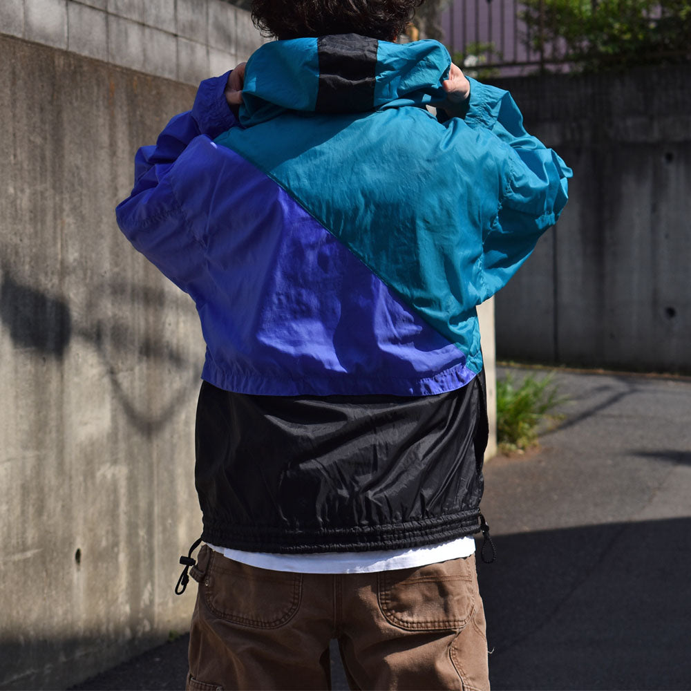 80's NIKE/ナイキ ハーフジップ ナイロン アノラックパーカー 230510